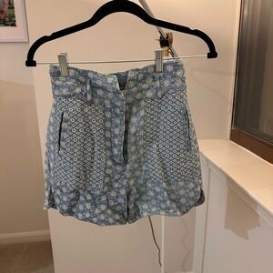 Zara blue shorts